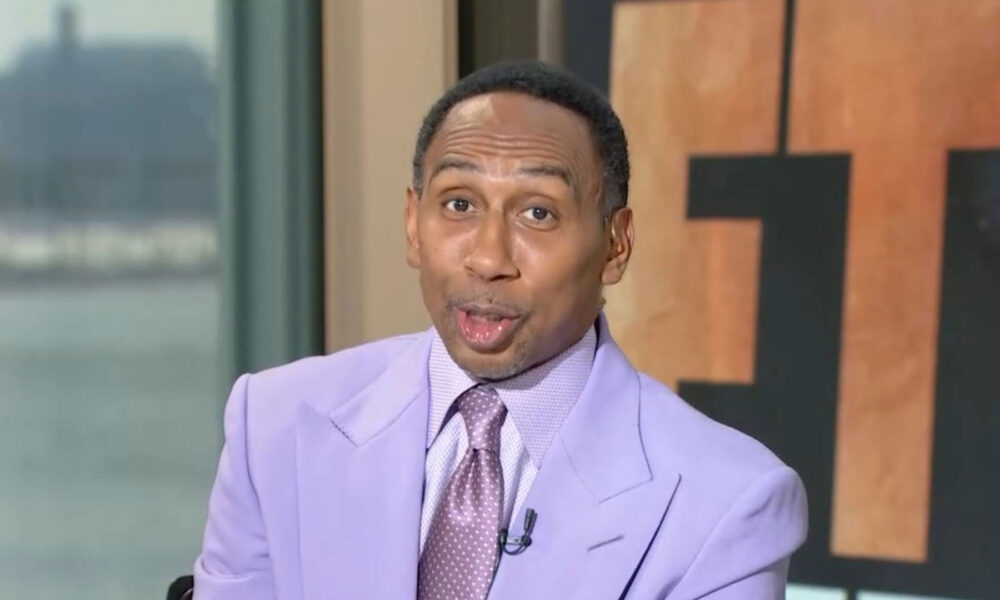 Stephen A. Smith warns Shannon Sharpe ‘you higher watch your mouth’ simply minutes into his explosive First Take return