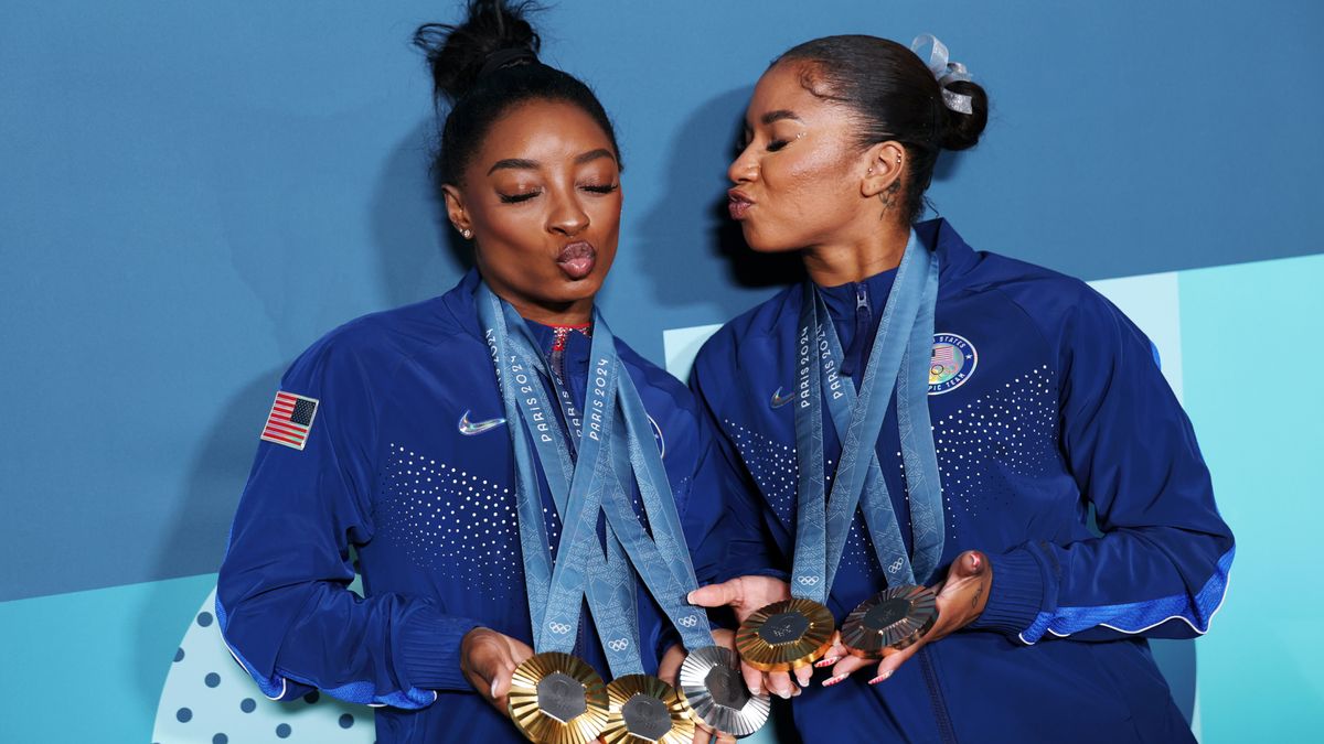Simone Biles and Jordan Chiles Put an Olympic Twist on the Micro Shorts Development
