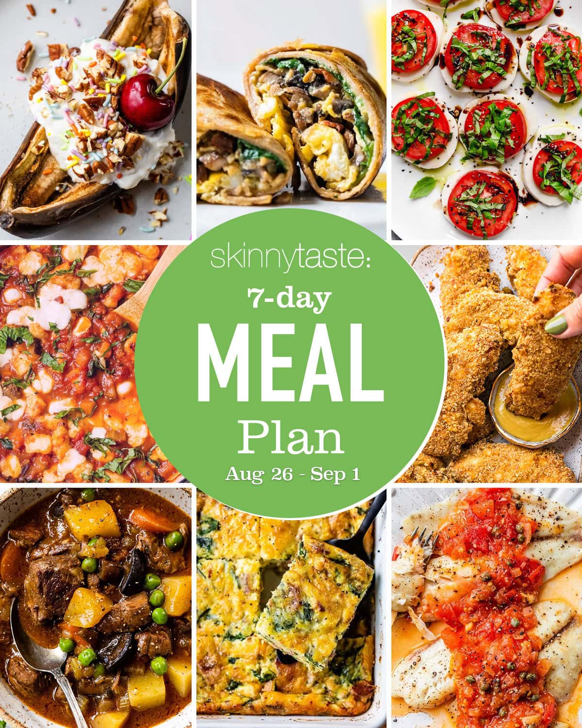Free 7 Day Wholesome Meal Plan (August 26-Sept 1) Free 7 Day Wholesome Meal Plan (August 26-Sept 1)