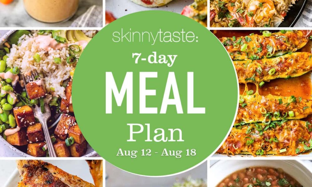 Free 7 Day Wholesome Meal Plan (August 12-18)