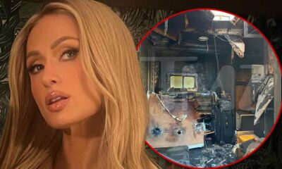 Paris Hilton’s Trailer Catches Fireplace On Set Of New Music Video