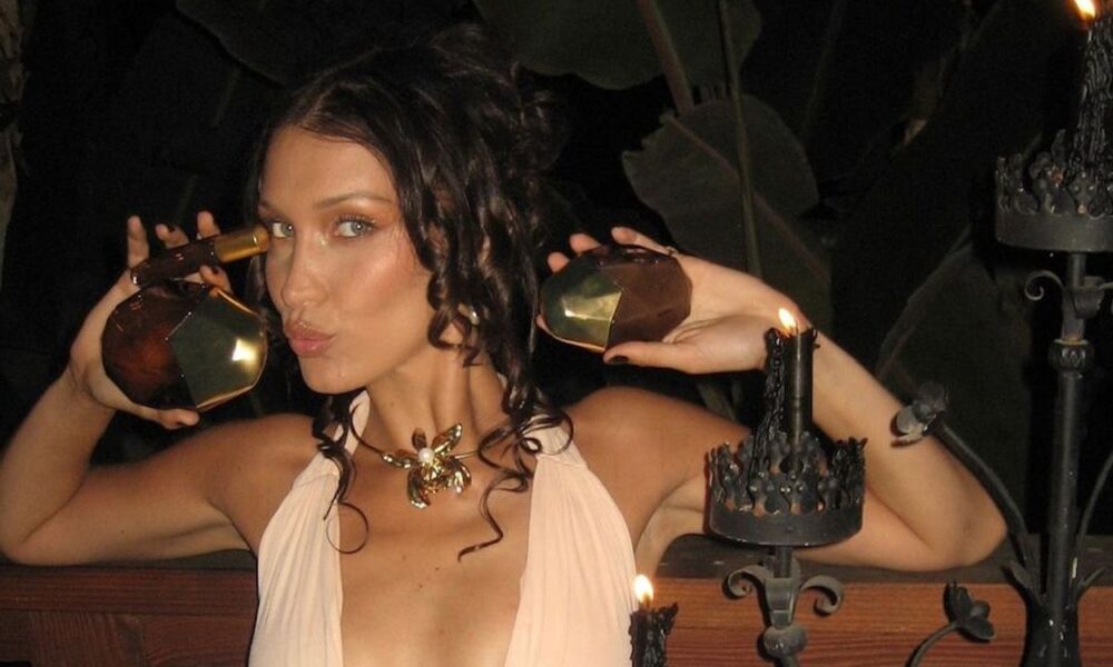 Bella Hadid’s Backless Gown Plunged to Her Bellybutton