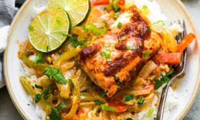 Crimson Curry Salmon – Skinnytaste