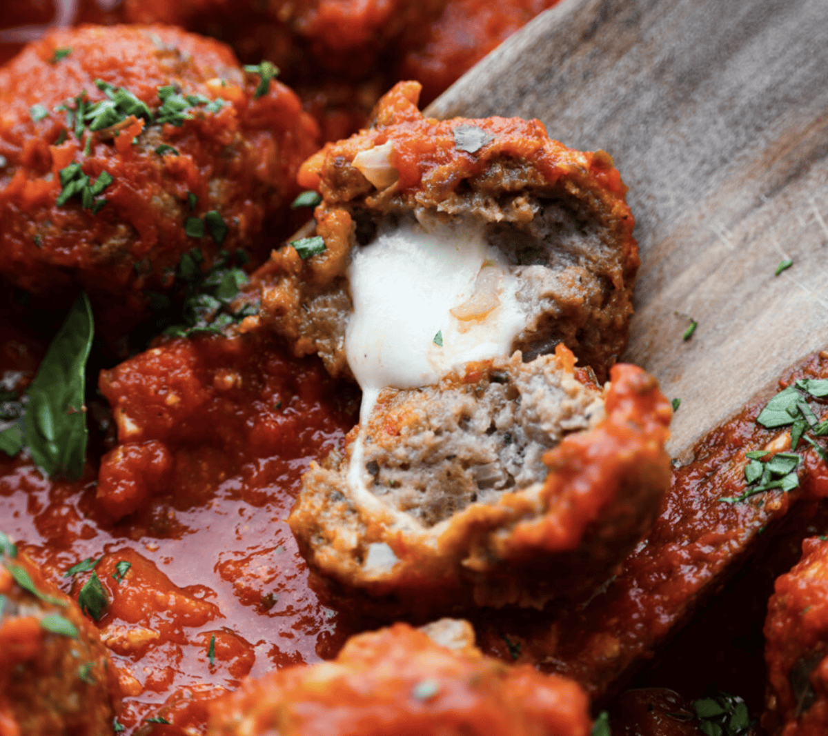 Mozzarella Stuffed Meatballs | The Recipe Critic Mozzarella Stuffed Meatballs | The Recipe Critic