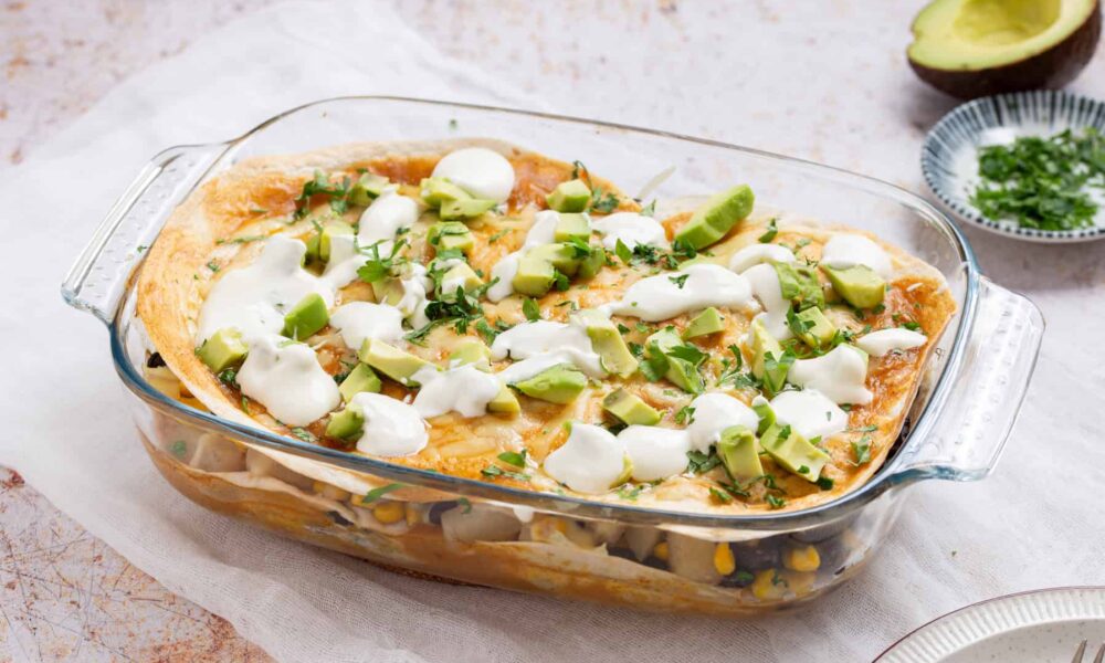 Vegetarian Enchilada Casserole