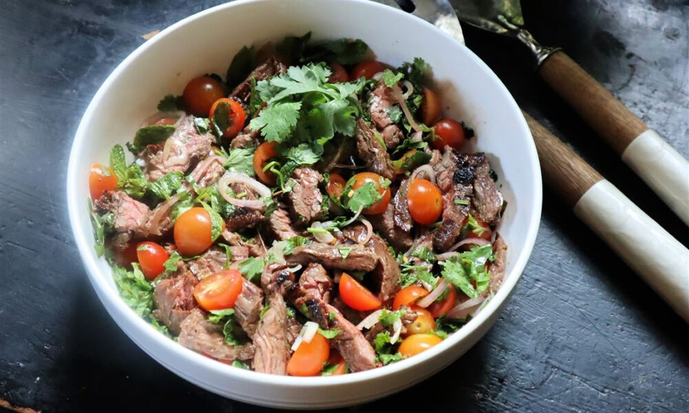 Gretchen’s desk: Thai beef salad is a contemporary different to a conventional steak salad
