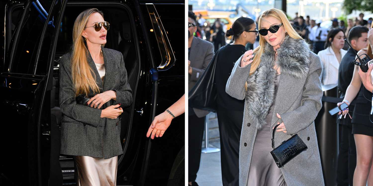 Angelina Jolie and Lindsay Lohan Wore Slip Attire