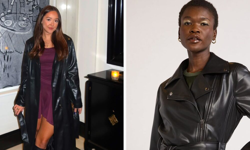 Scoop’s Fake Leather-based Trench Coat Elevates All of My Fall Outfits