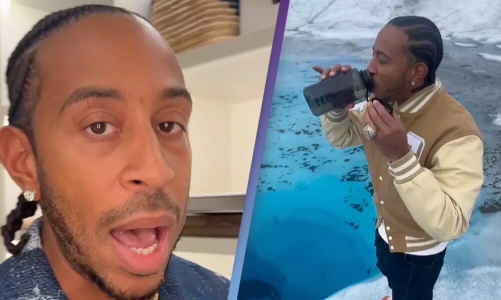 Ludacris vows to drink water from each a part of the world amid viral video of him consuming from a glacier