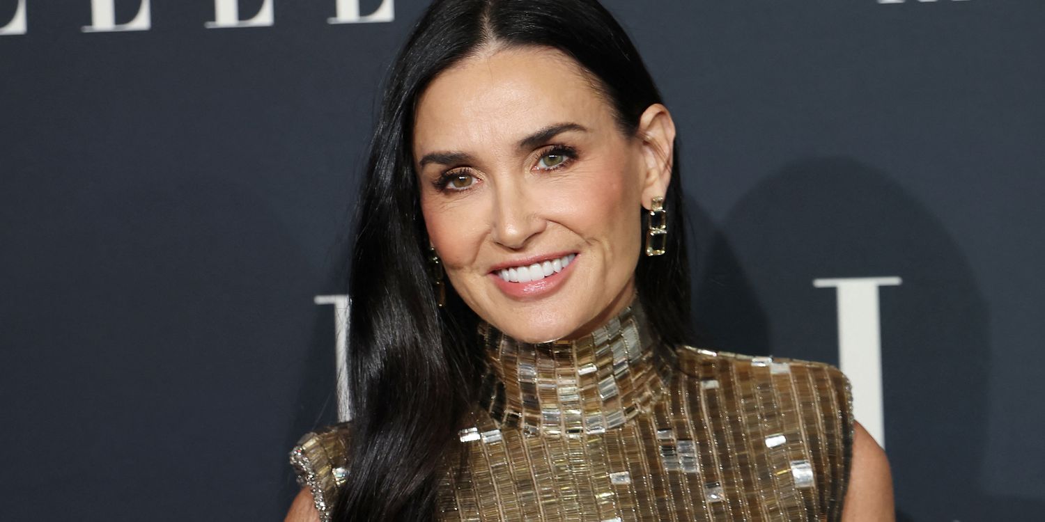 Demi Moore’s Sequined Robe Is Excellent for the Holidays