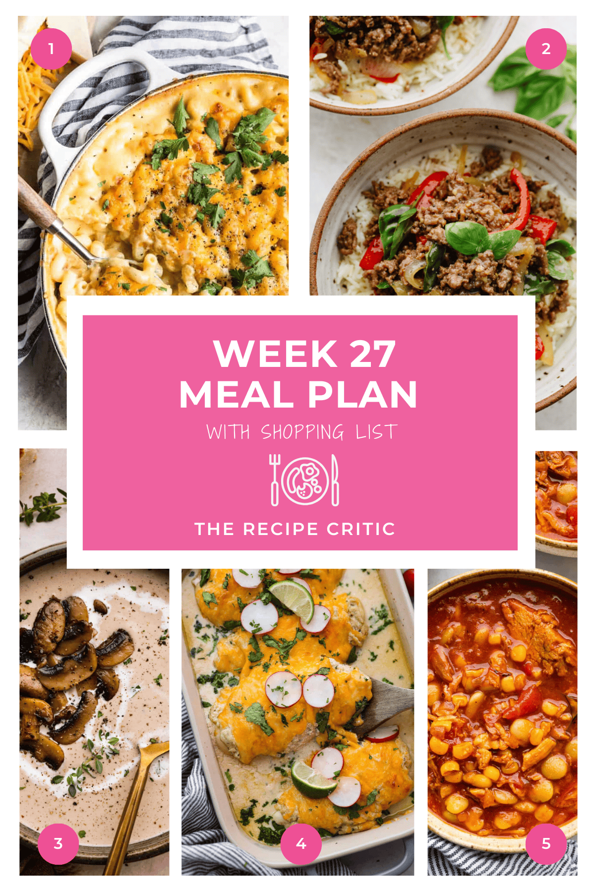 Weekly Meal Plan #27 | The Recipe Critic Weekly Meal Plan #27 | The Recipe Critic