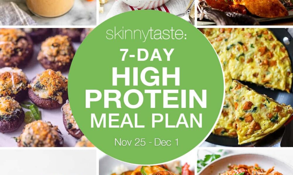 7 Day Excessive Protein Weight loss program Meal Plan (Week 5)