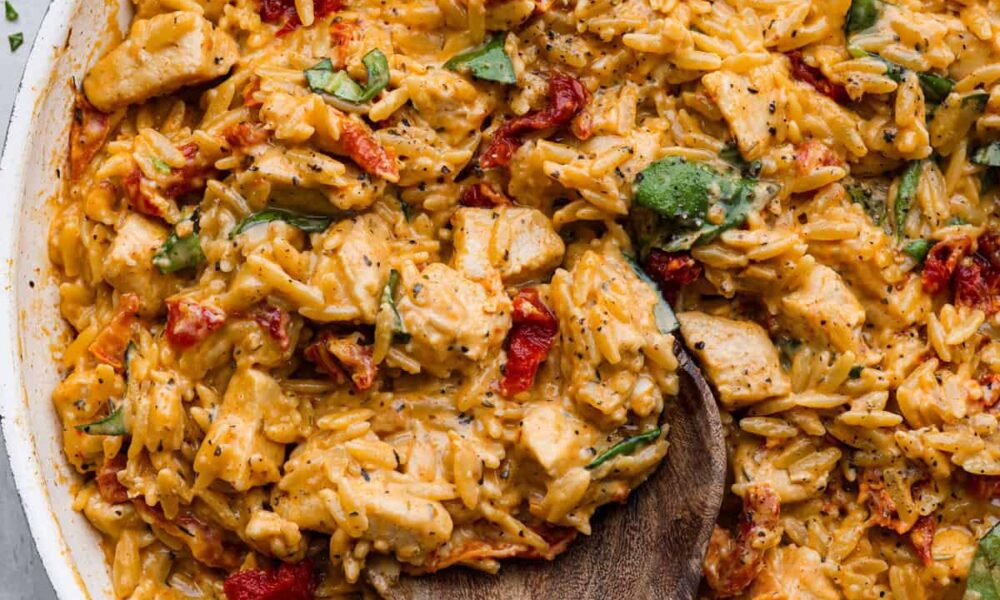One-Pan Marry Me Rooster Orzo