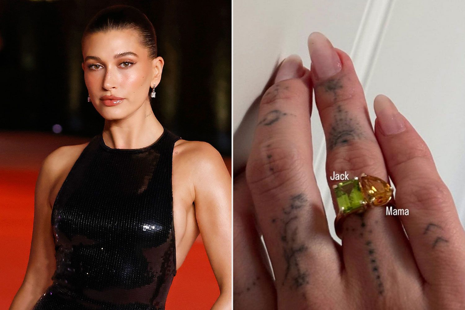 Hailey Bieber Exhibits Off Ring with Candy Connection to Her Child Son with Justin Bieber Hailey Bieber Exhibits Off Ring with Candy Connection to Her Child Son with Justin Bieber