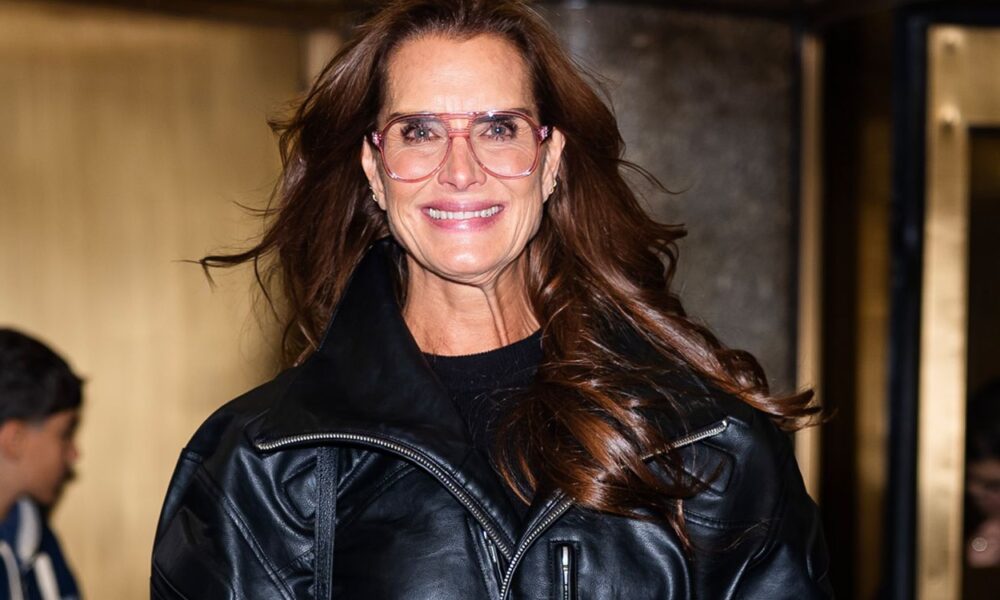 Brooke Shields Wore Snug Winter Cowboy Boots