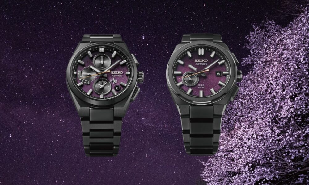 Seiko’s cherry blossom-inspired Astron watches provide a cosmic twist
