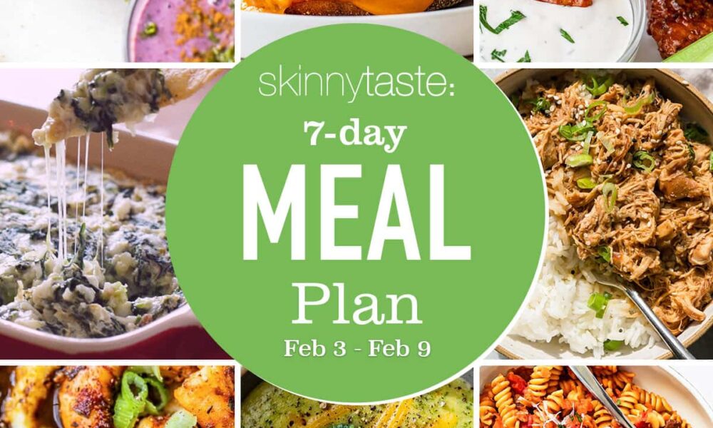 Free 7 Day Wholesome Meal Plan (Feb 3-9)