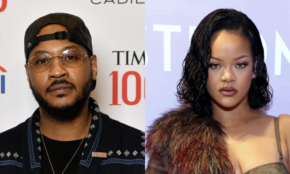 Carmelo Anthony Talks Viral “Threat It All” Photograph W/ Rihanna (Video)