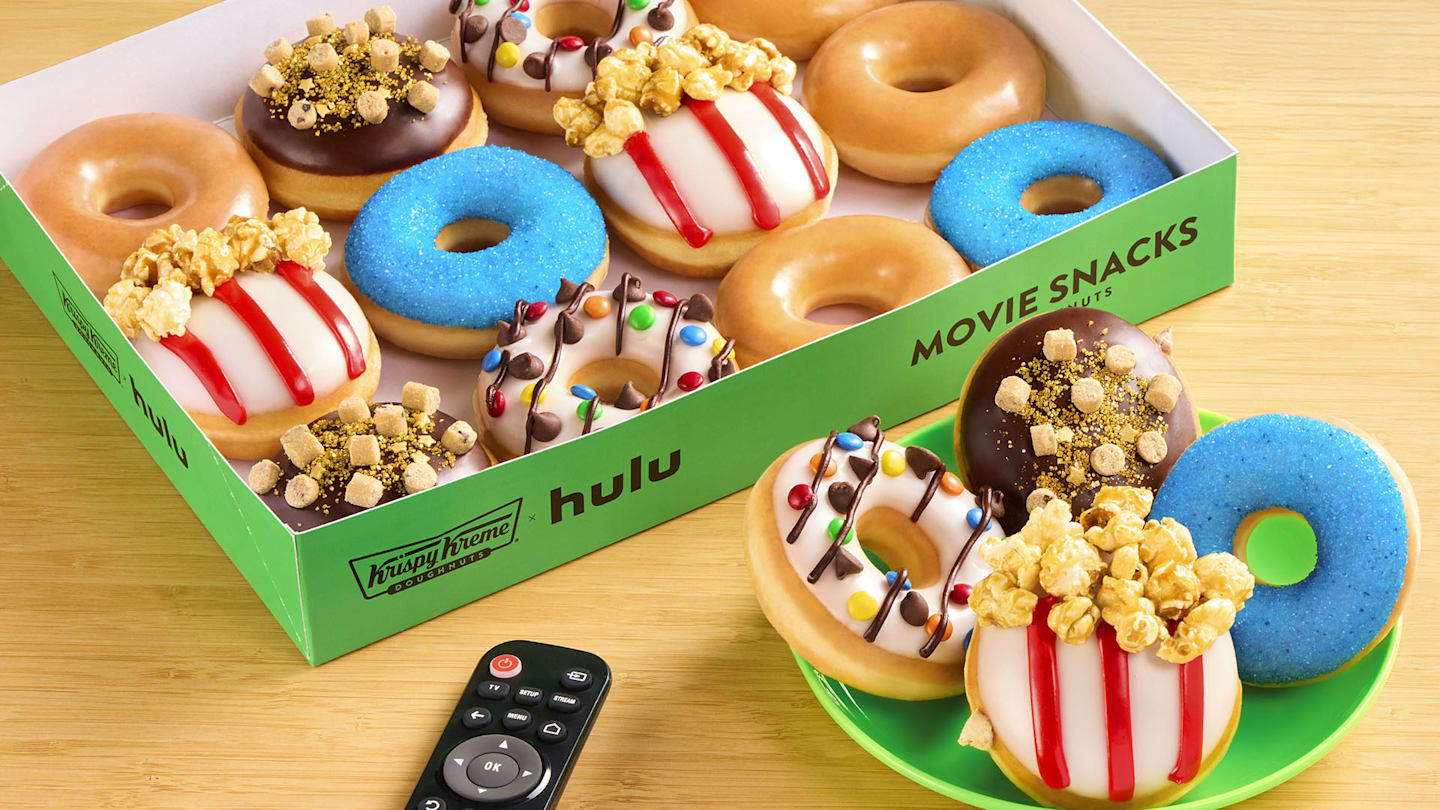 Krispy Kreme Film Snacks Doughnuts are the sweetest Hulu collaboration Krispy Kreme Film Snacks Doughnuts are the sweetest Hulu collaboration