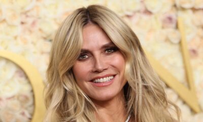 Heidi Klum’ Grammys Robe Was Sheer From the Waist Down