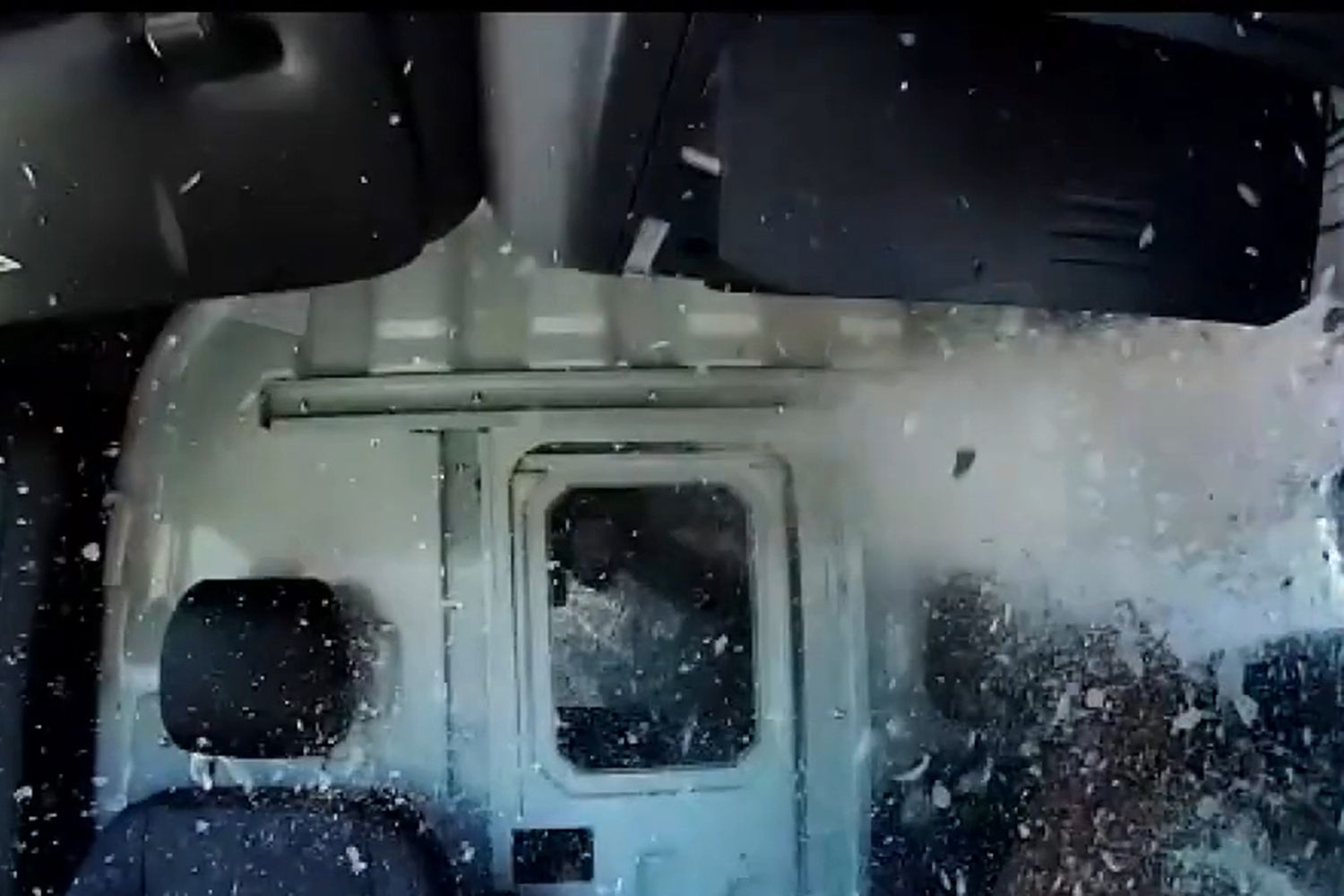 Trucker Survives Close to Deadly Hit After Ice Crashes By Windshield Trucker Survives Close to Deadly Hit After Ice Crashes By Windshield