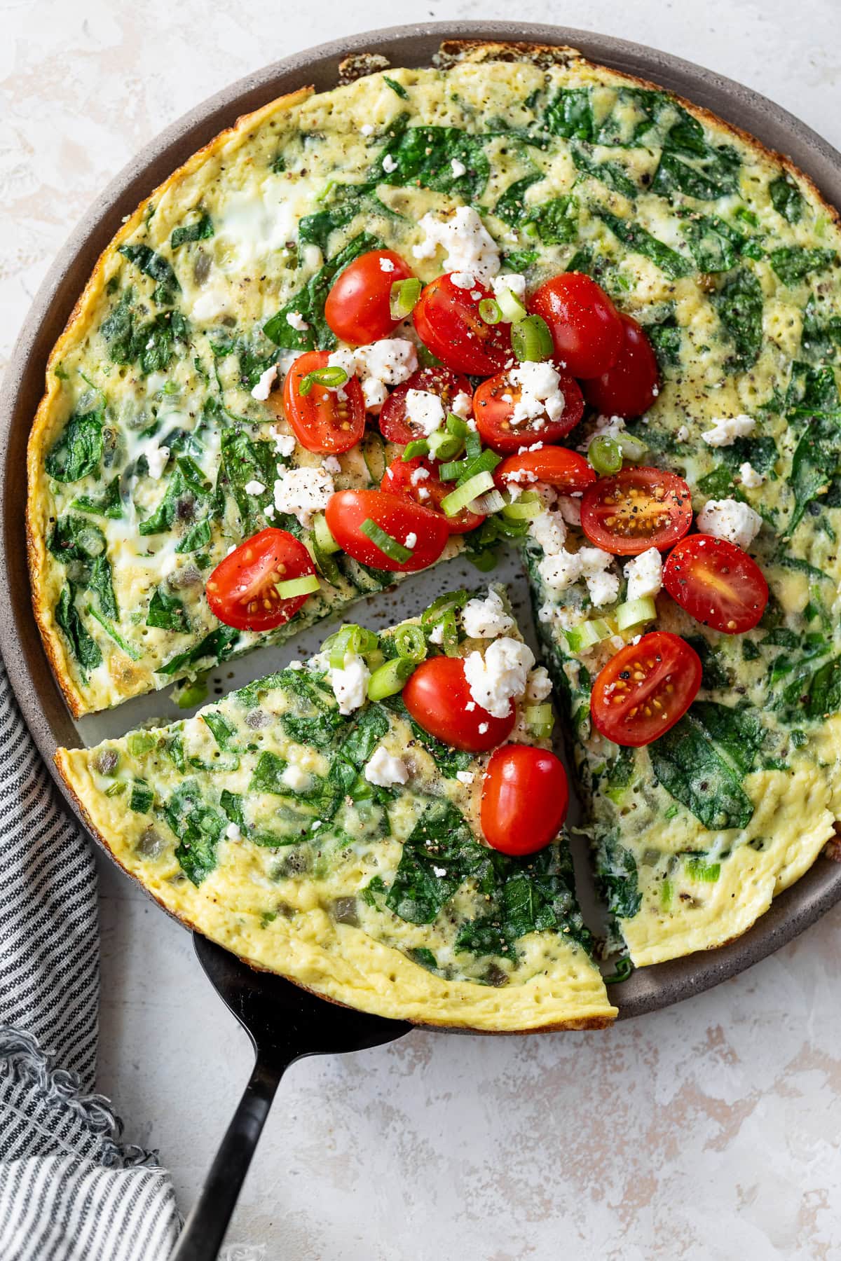 Spinach Feta Frittata – Skinnytaste