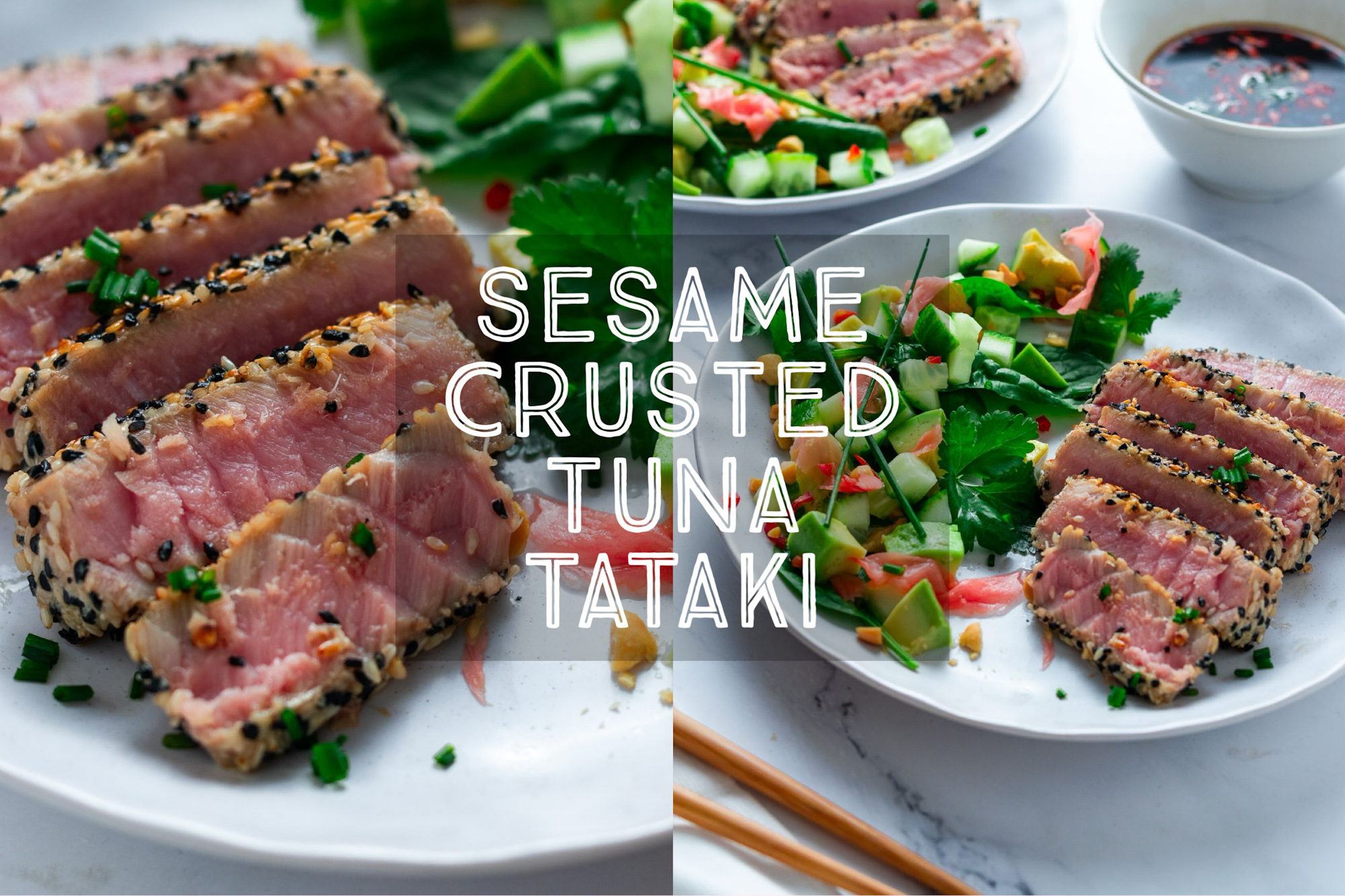 The way to make Sesame Crusted Tuna Tataki The way to make Sesame Crusted Tuna Tataki
