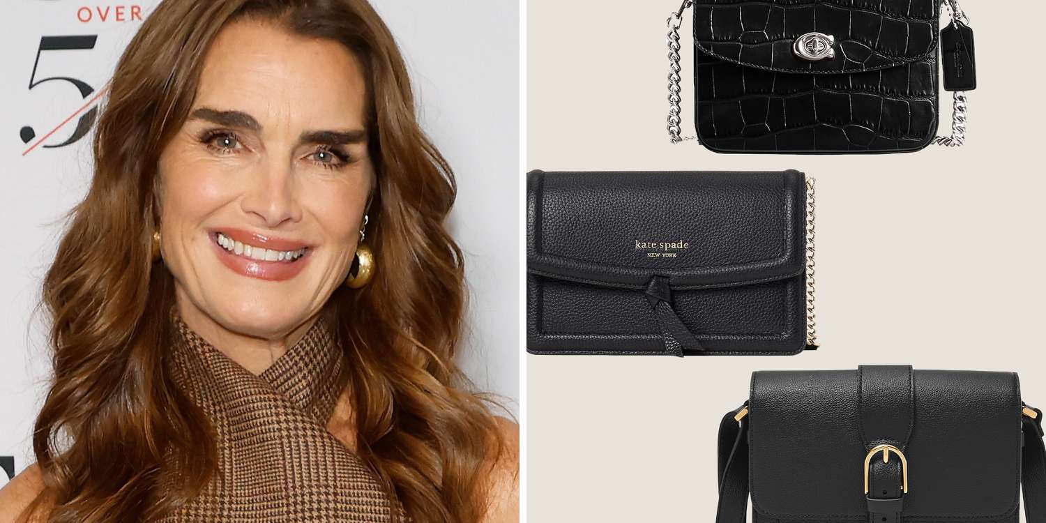 Brooke Shields’s Crossbody Bag Is Timeless and Sensible