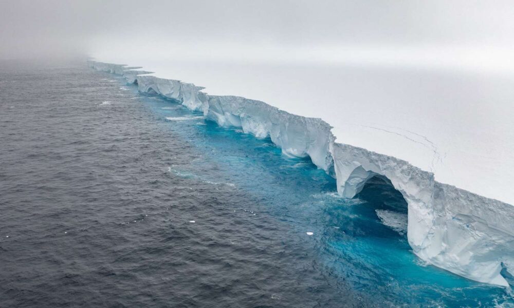 World’s Largest Iceberg, Weighing Practically 1 Trillion Tons, Runs Aground