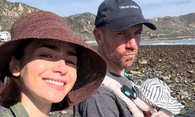 Lily Collins Shares Selfie from First Seaside Day with Child Daughter Tove