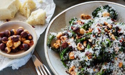 Charred Broccolini with Melted Anchovy and Garlic