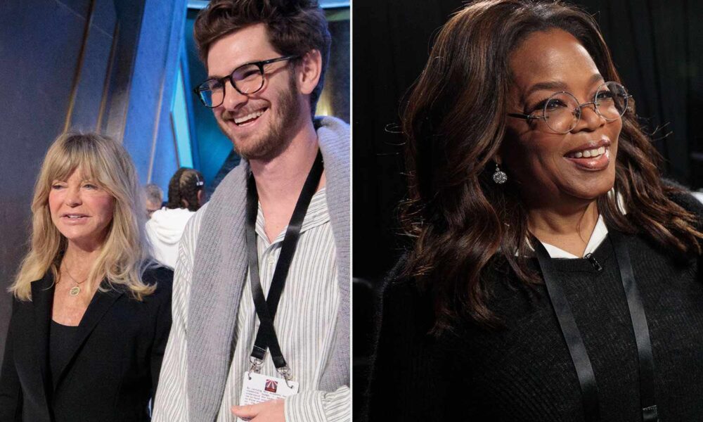 Andrew Garfield, Goldie Hawn, Oprah, Emma Stone and Extra