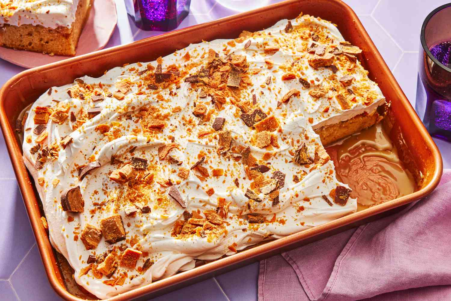 Butterfinger Poke Cake Recipe Butterfinger Poke Cake Recipe