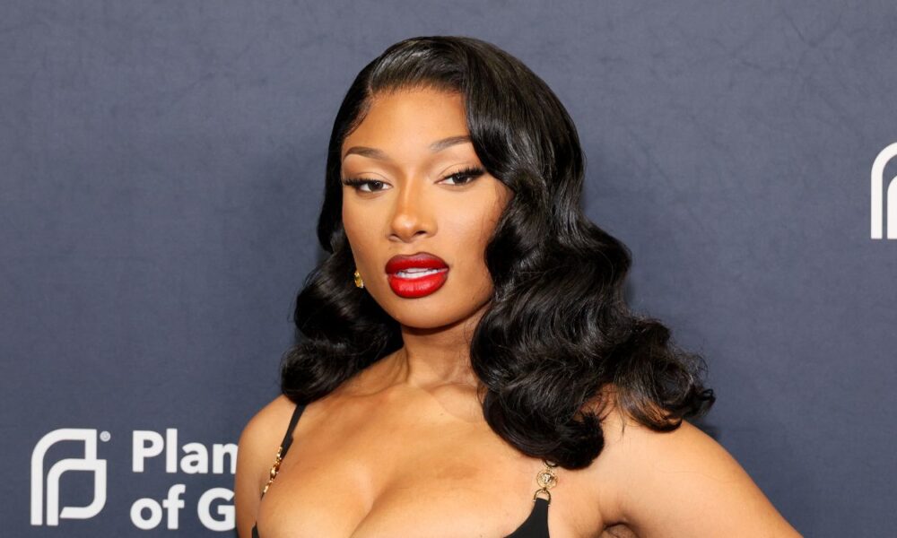 Megan Thee Stallion Flaunts Whale Tail in Denim G-String at Coachella