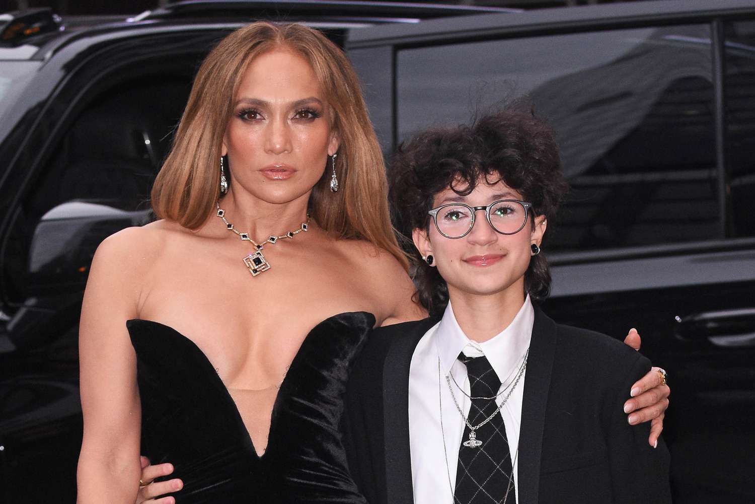 Jennifer Lopez and Baby Emme Step Out to Assist Costar George Clooney on Broadway