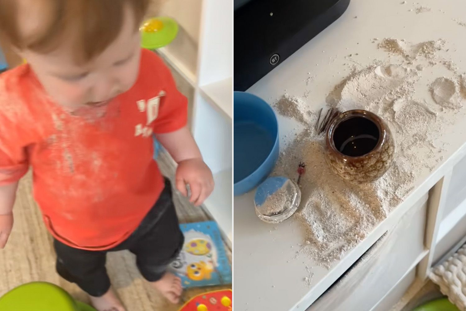 Mom Catches Her Toddler Consuming His Grandfather’s Ashes: Viral Video Mom Catches Her Toddler Consuming His Grandfather’s Ashes: Viral Video