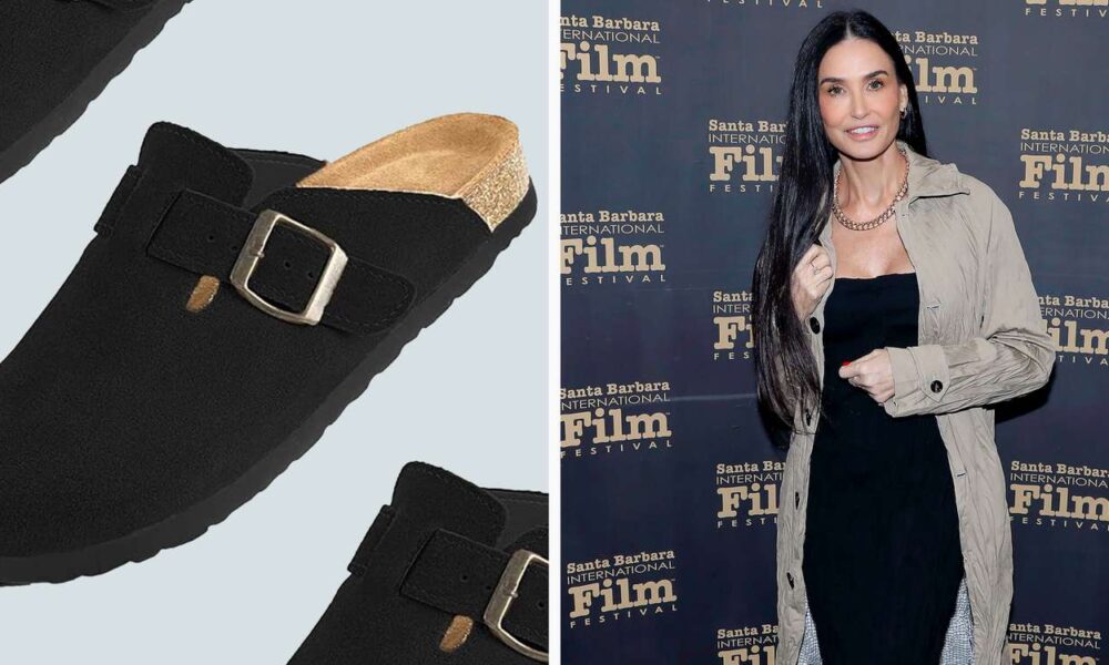Demi Moore Wore Cozy Suede Clogs for Summer time