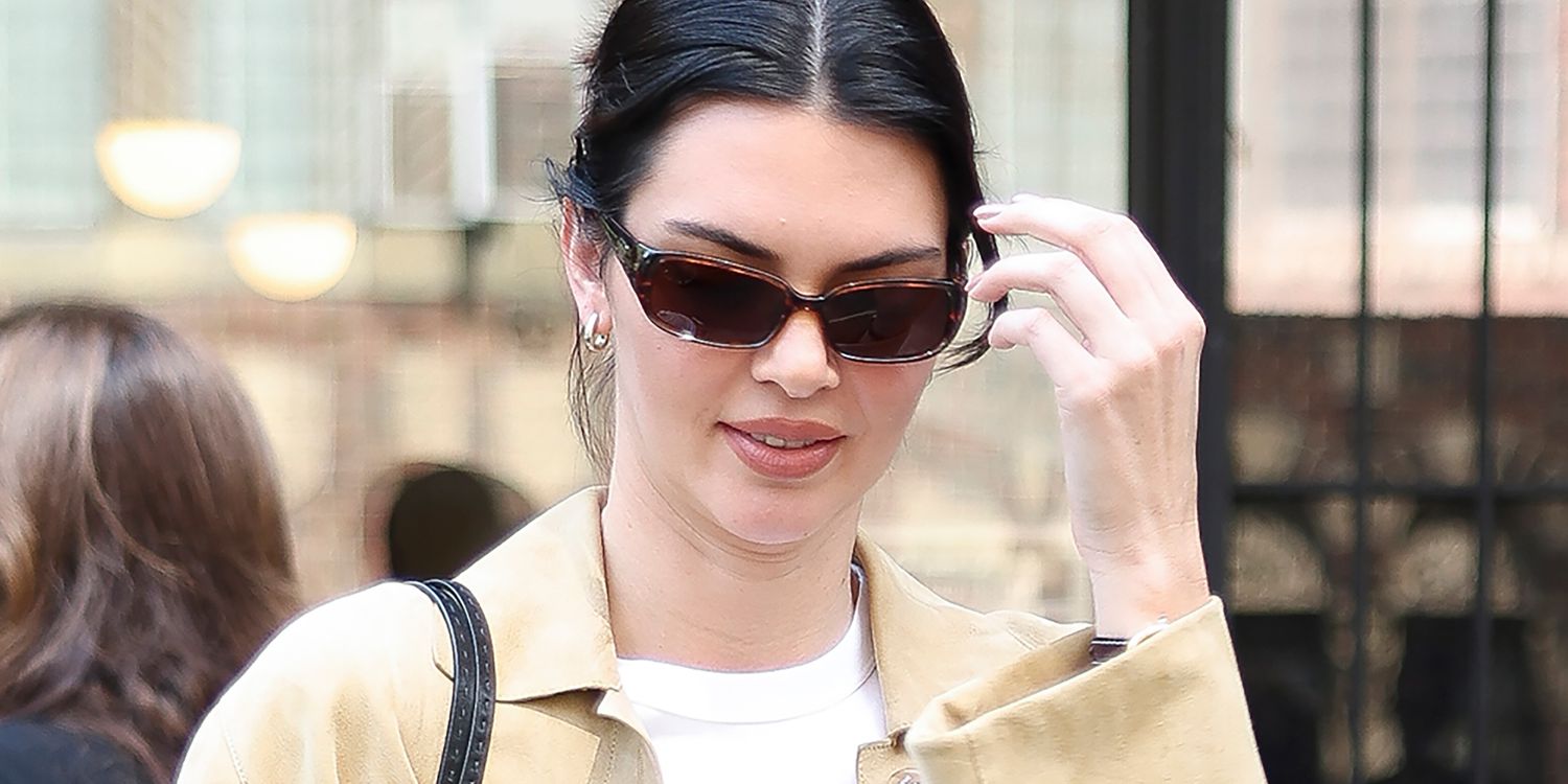 Kendall Jenner Simply Wore the Solely Shoe That Makes Sense With This Unfailing Denim Pattern