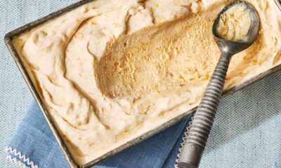 Iron-Skillet Peach Ice Cream Recipe