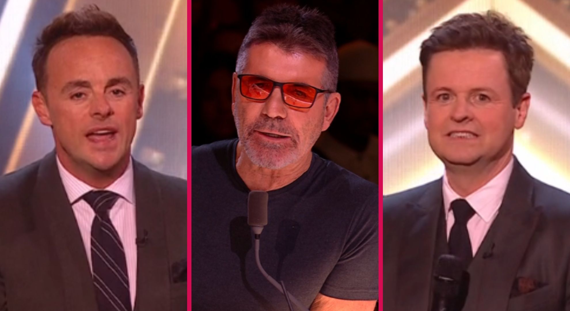 BGT hosts Ant and Dec pressured to step in as Simon Cowell tries to press golden buzzer for second time BGT hosts Ant and Dec pressured to step in as Simon Cowell tries to press golden buzzer for second time