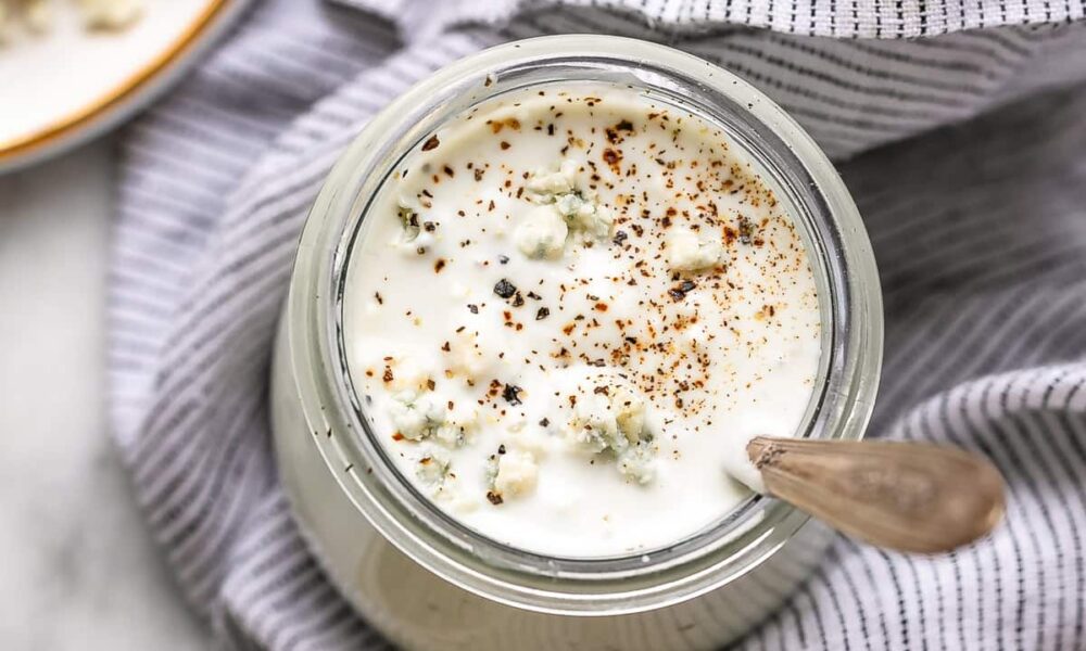 Blue Cheese Dressing Recipe (No Buttermilk)