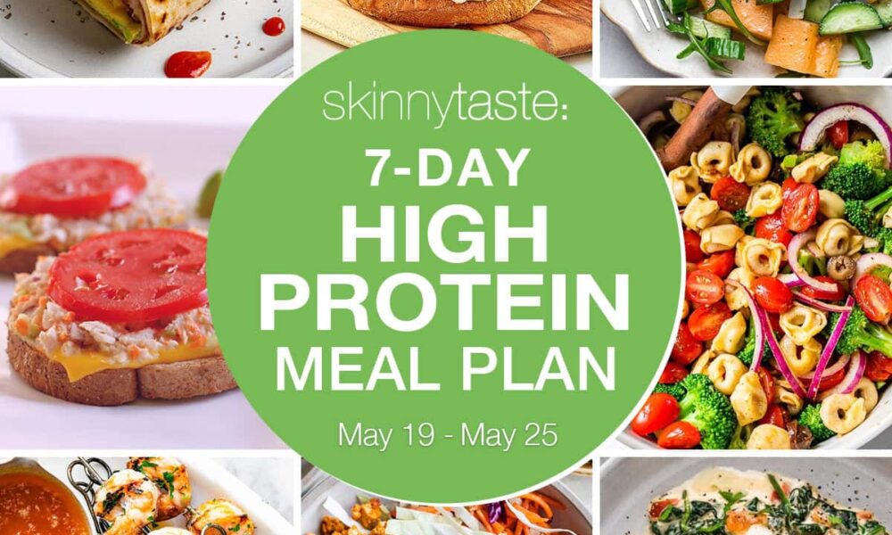 7 Day Excessive Protein Food regimen Meal Plan
