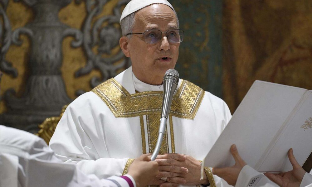 Pope Leo XIV Celebrates His First Mass with Cardinals After Conclave