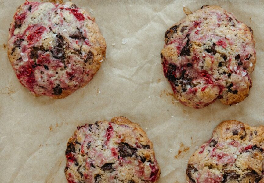 Raspberry Chocolate Chunk Cookies—Scrumptious Twist On a Basic