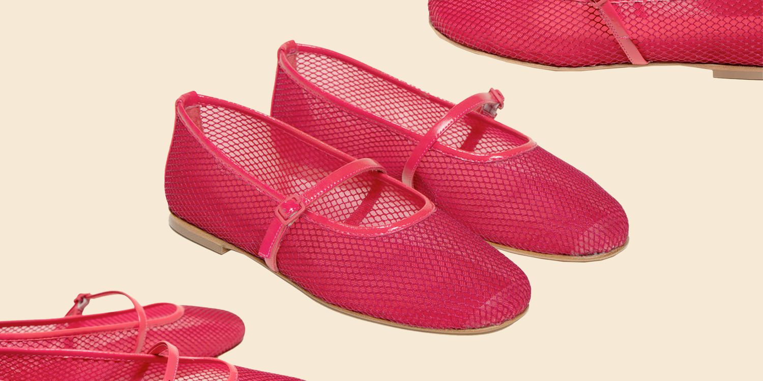M.Gemi’s Mesh Mary Jane Flats Preserve Me Blister-Free