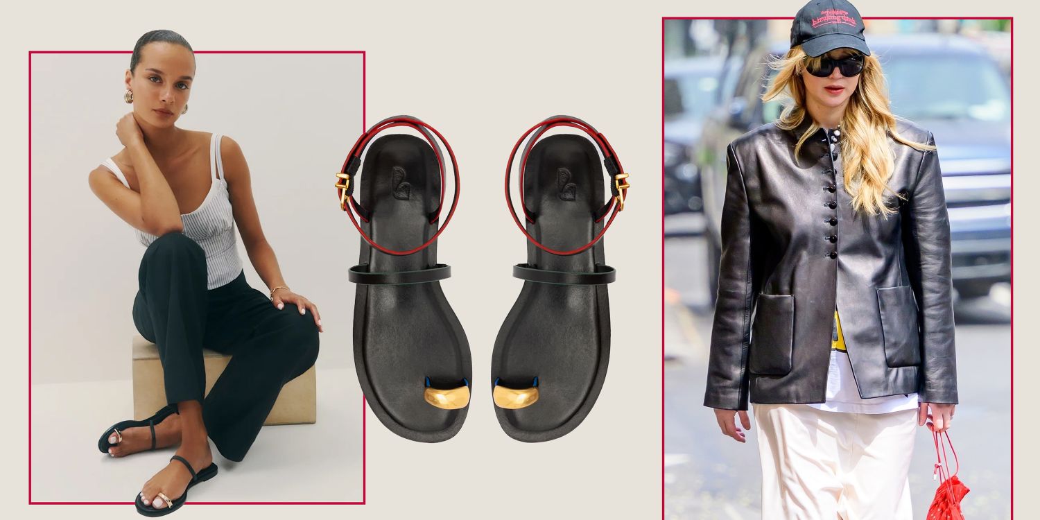 Toe-Ring Sandals Are a Trending Summer time Shoe
