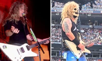 “EET PHO”: Wes Borland cosplays as an ’80s-era James Hetfield whereas opening for Metallica – full with a customized troll guitar