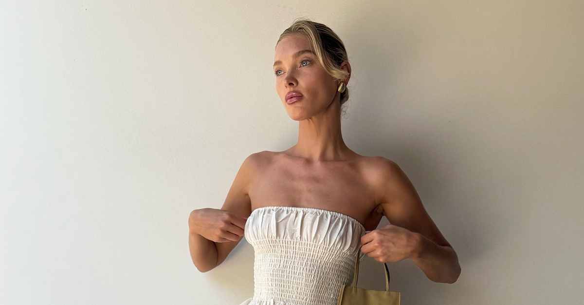 Elsa Hosk Simply Wore the New The Row It Mini Bag
