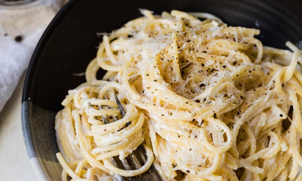 Cottage Cheese Cacio e Pepe (Excessive Protein)