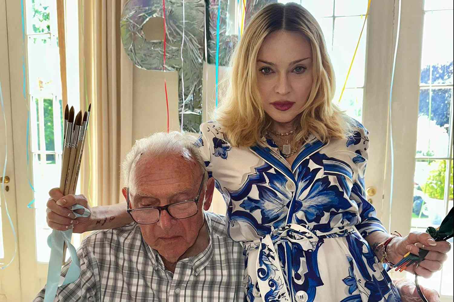 Madonna Celebrates Dad Silvio Ciccone’s 94th Birthday in Candy Submit